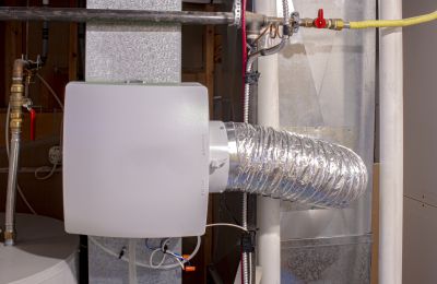 Central Humidifier Installation detail