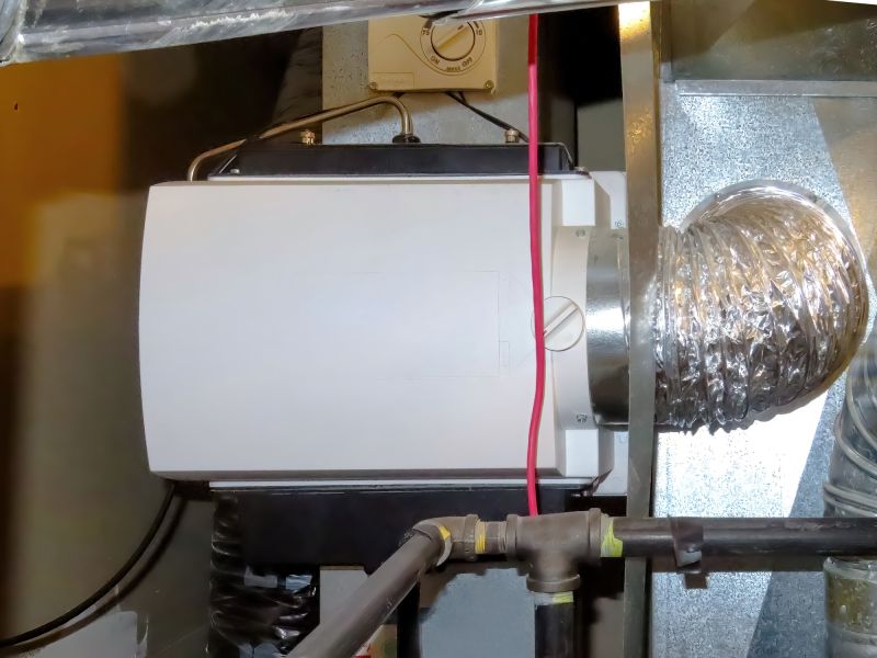 Central Humidifier Installation detail